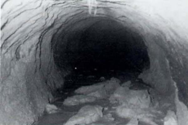発見された地下暗渠 杉並区立郷土博物館常設展示図録