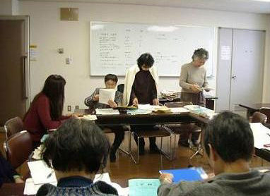 「杉並の市民活動と社会教育を記録する会」例会の様子（安井家保存資料より）