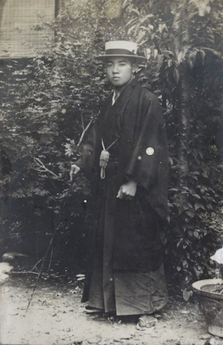 高等科時代の南雲氏（南雲家提供）