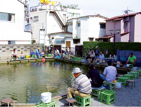 都会の喧噪を忘れるようなのどかな光景