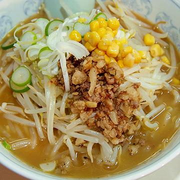 味噌ラーメン／600円／麺150g／大盛り（200円増）