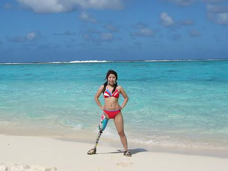 サイパンの海にて