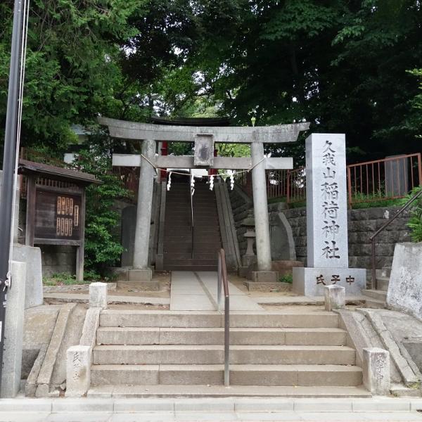 神社自体が小高い山になっている