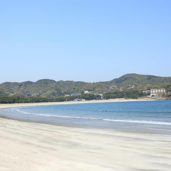 伊豆３大美浜の１つ、弓ヶ浜