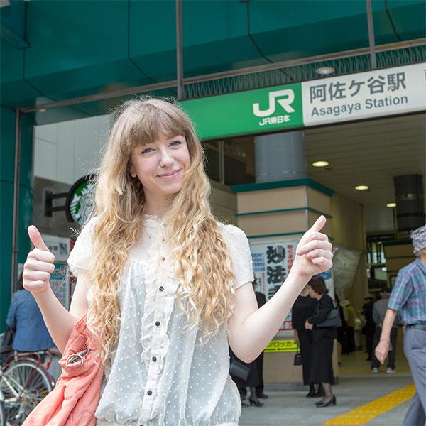 JR阿佐ケ谷駅からお散歩スタート