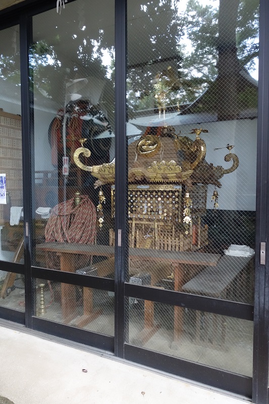 火伏の神輿は2013（平成25）年に修復されたばかり