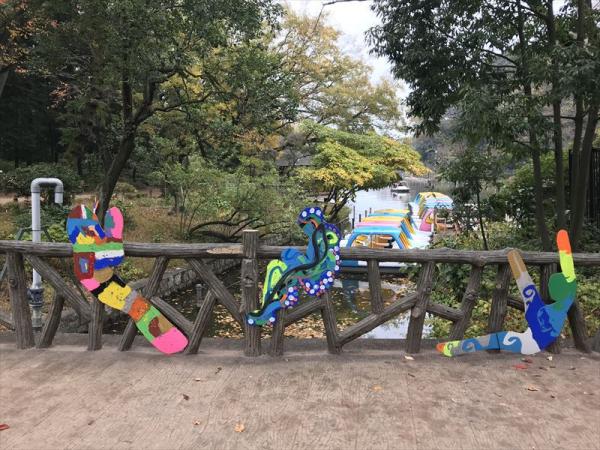 「おでかけトロール」は善福寺公園（上池）にも登場