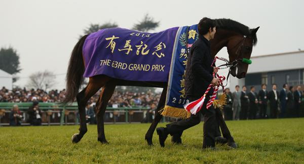 2018（平成30）年12月 、平成最後の有馬記念を制したブラストワンピース（写真提供：日本中央競馬会）