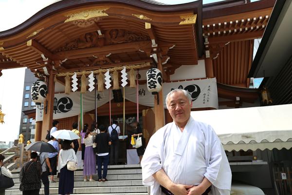 有馬家第17代当主で水天宮宮司の有馬頼央氏