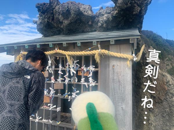 縁結びの神として有名な熊野神社でお参り