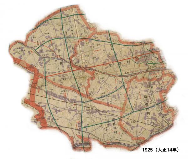 1925（大正14）年の地図