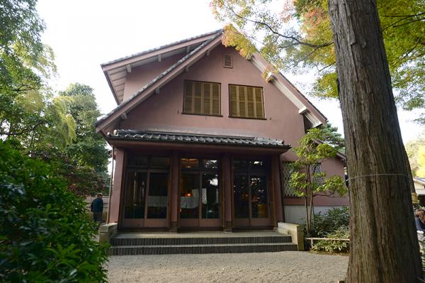 記念館。かつては大田黒氏の仕事場であった