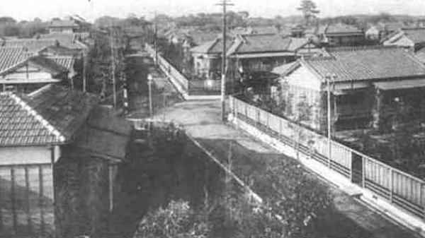 荻窪分譲住宅の街並み（出典：『同潤会十年史』）