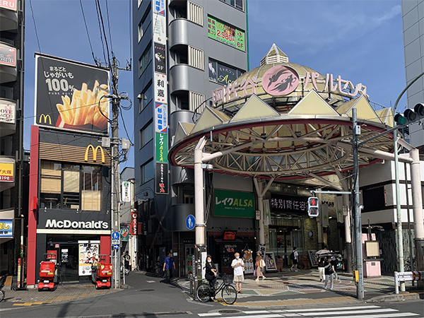 阿佐ケ谷駅南口にある阿佐谷パールセンター商店街