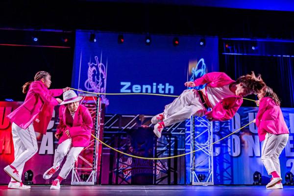 「DOUBLE DUTCH CONTEST JAPAN 2023」での演技（写真提供：Zenith）