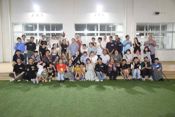 えひめインターナショナルMeet-up主催「にいはまグローバル食堂」終了後（写真提供：谷村一成さん）