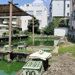 「ヒデキと同じ場所に座ってみたよ！」