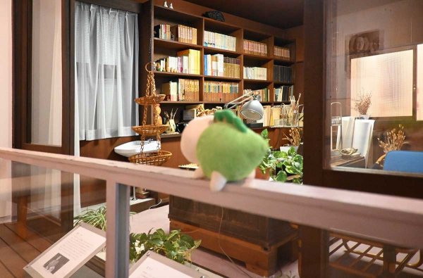 自宅の２階にあった1972（昭和47）年頃のアトリエを復元