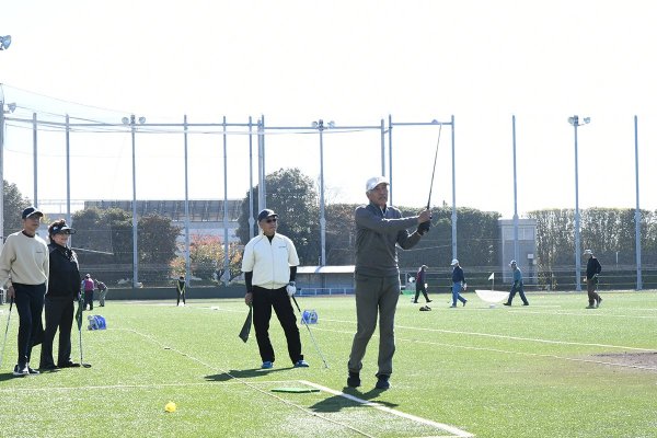 ナイスショットへの熱い目線