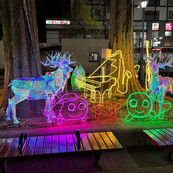 阿佐谷イルミネーション（撮影：2025年）