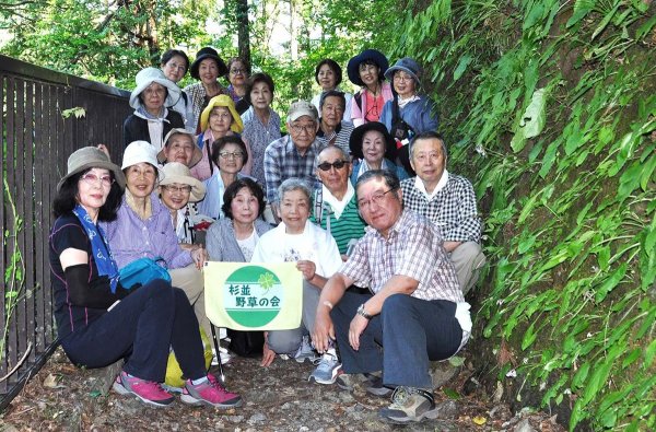 その日の気分で自由に参加。毎月実施の観察会（写真提供：杉並野草の会）