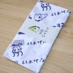 帯包装のイラストは「扇風機で涼む」など４種類。プレゼントにもおすすめ