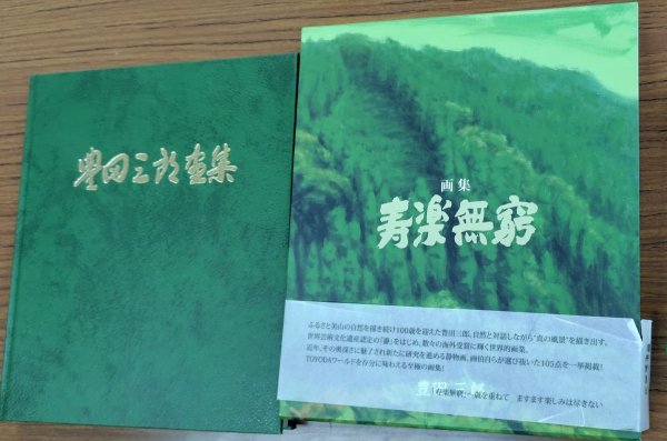 豊田三郎氏の画集。トヨダグリーンが鮮やか