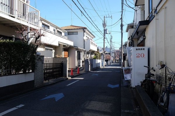 住宅が多い阿佐谷北の様子