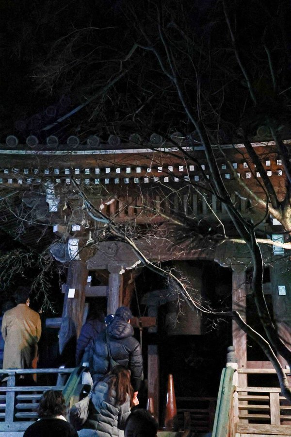 除夜の鐘（撮影：2025年12月31日）