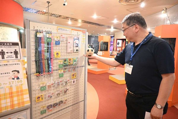 アニメーションミュージアムでも、なみすけグッズを購入できる（※通常は撮影禁止）