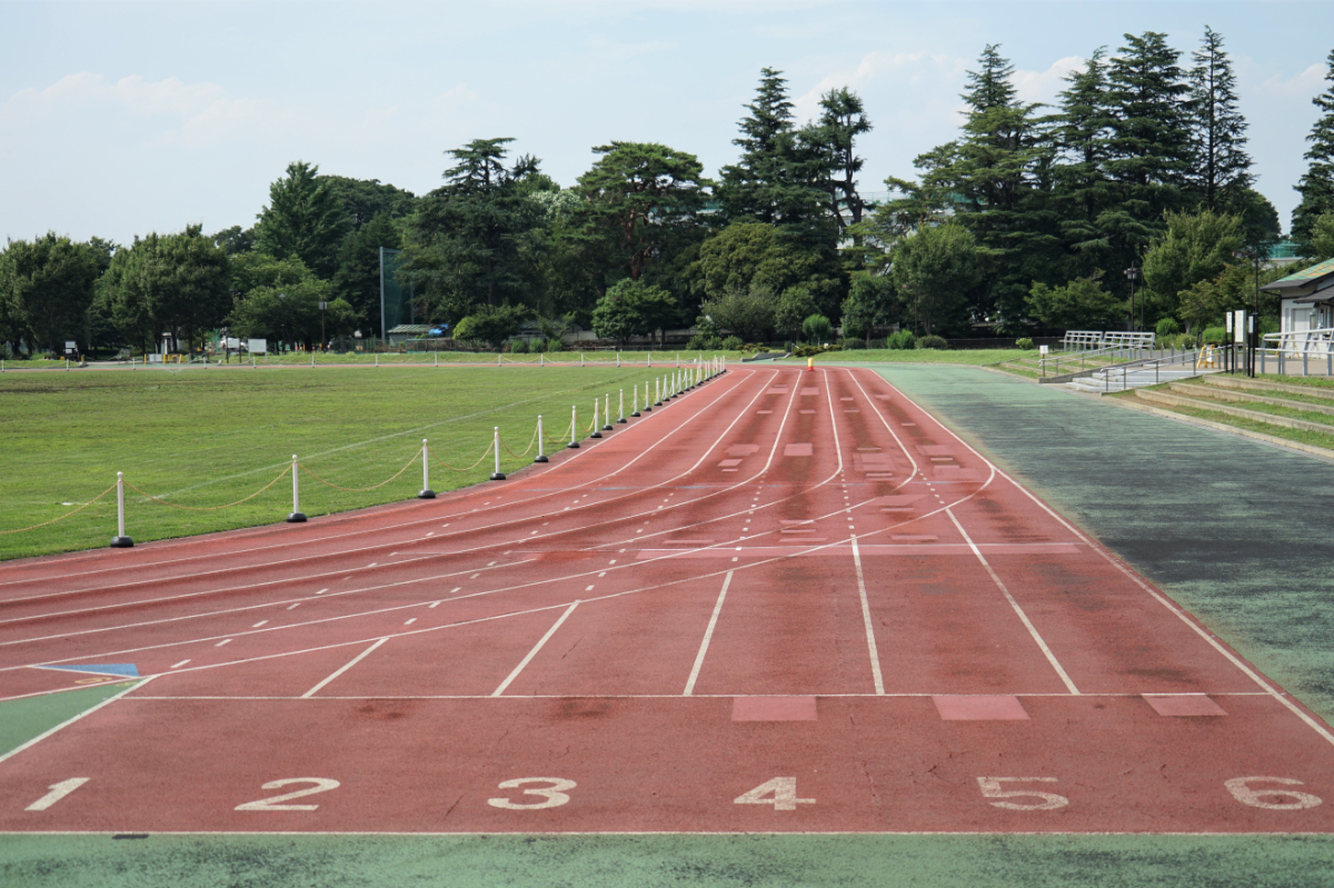 思わず走りたくなる整備されたトラック