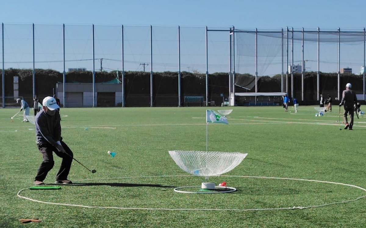傘型のホール目指して飛んでいけ