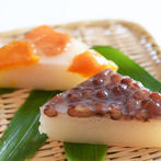 画像:ひんやり・つるり<br>季節の和菓子で夏支度