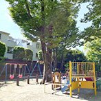 画像:遊具充実！<br>遊べる公園